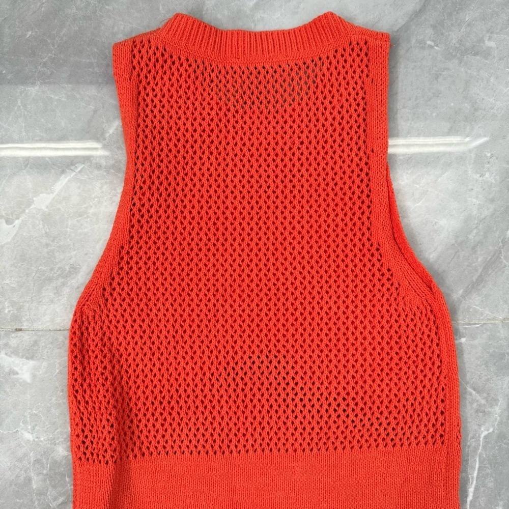 Women’s Zara Chenille Sweater Knit Mini Sleeveless Dress Size Small - Picture 11 of 16